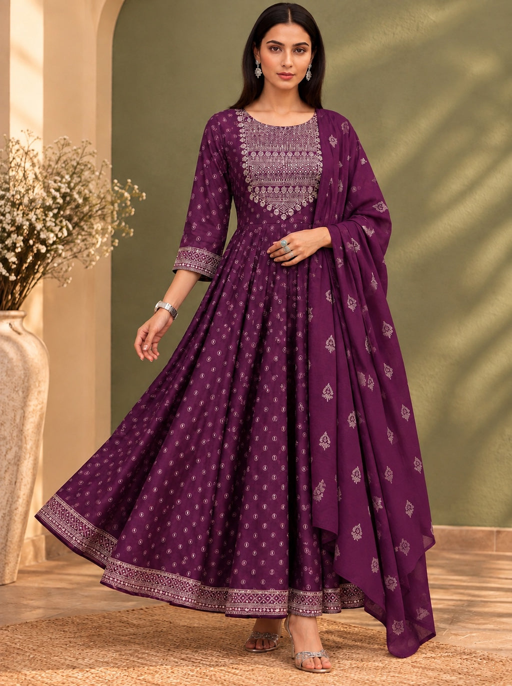 Zareen Signature Anarkali Set