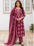 Royal Petal Three-Piece Kurta Set