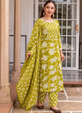 Wildflower Grace Three-Piece Kurta Set