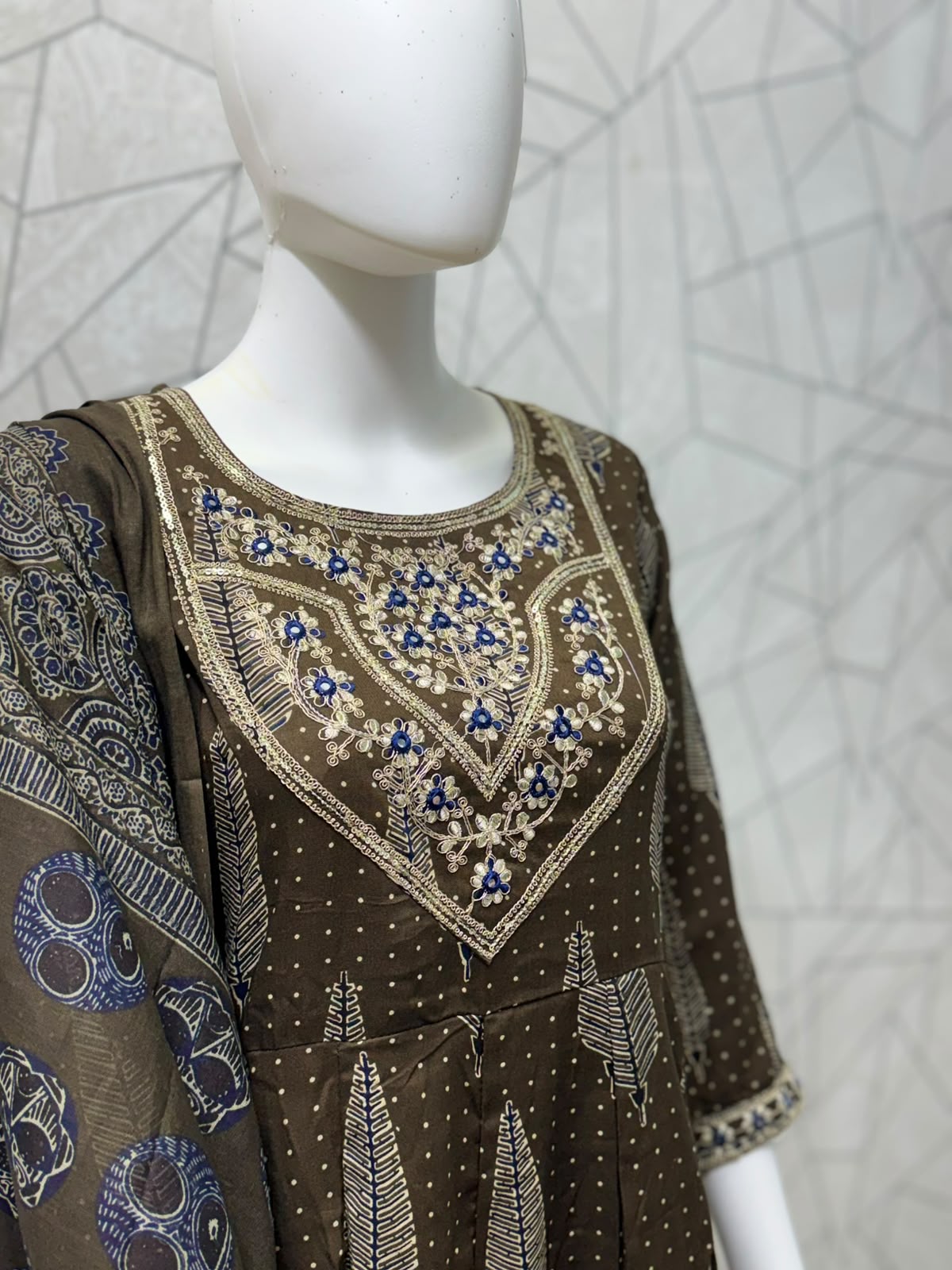 Noor Heritage Anarkali Set