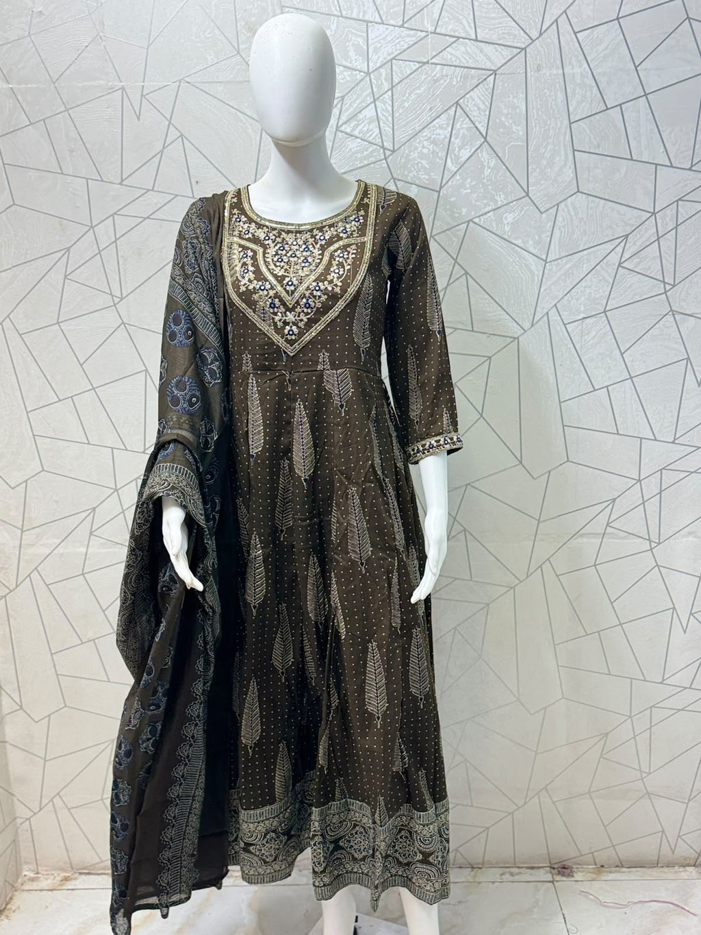 Noor Heritage Anarkali Set