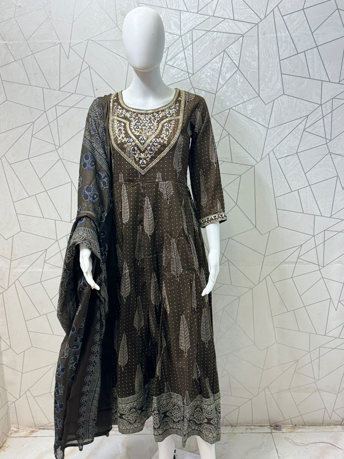 Noor Heritage Anarkali Set