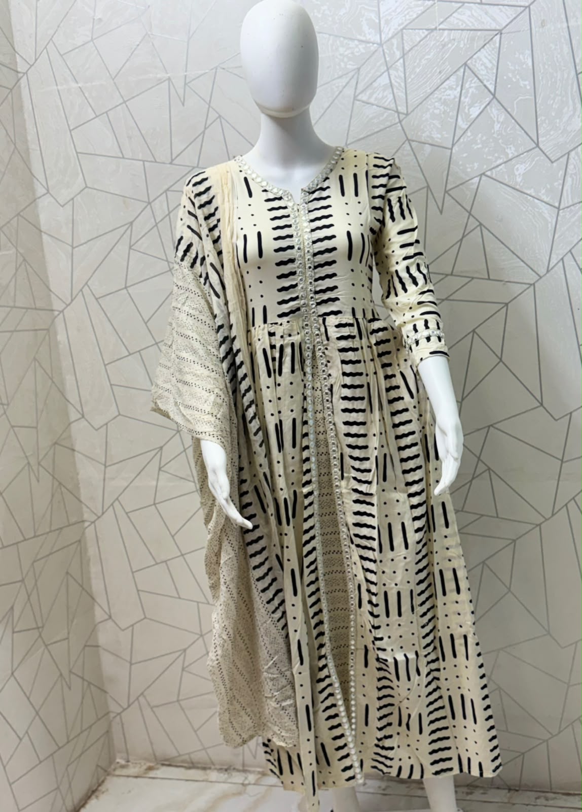 Sahar Front-Slit Anarkali Set