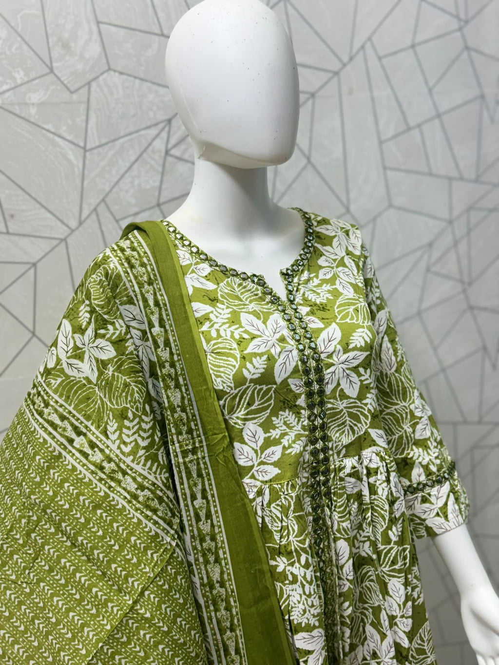 Vanya Bloom Front-Slit Anarkali Set