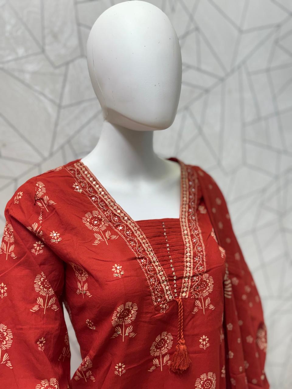 Garden Muse Three-Piece Kurta Set