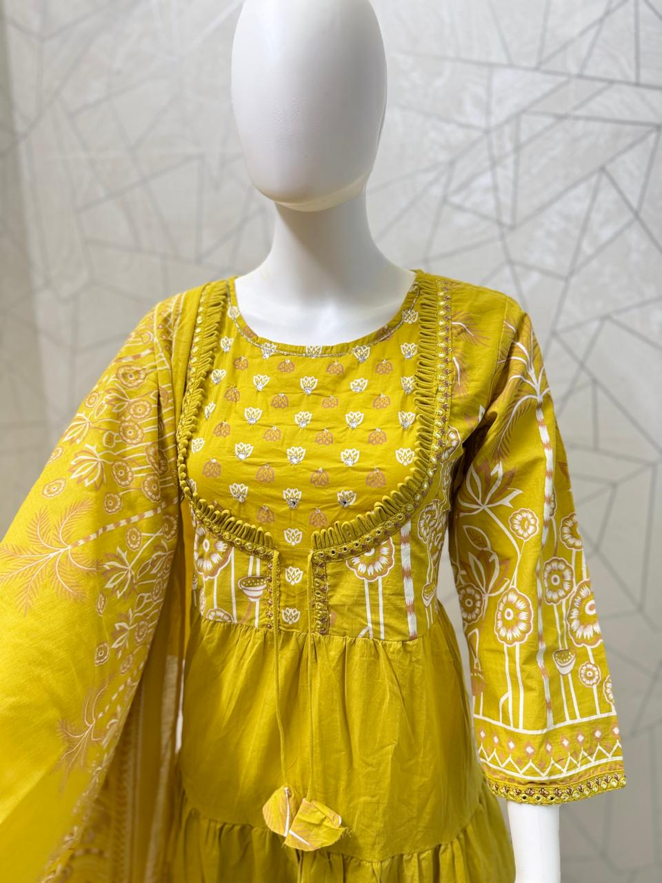 Kesar Tiered Anarkali Suit Set